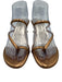 Clorinda Antinori Shoe Size 37 Bronze brown Leather Toe Strap Thong Sandals Bronze brown / 37