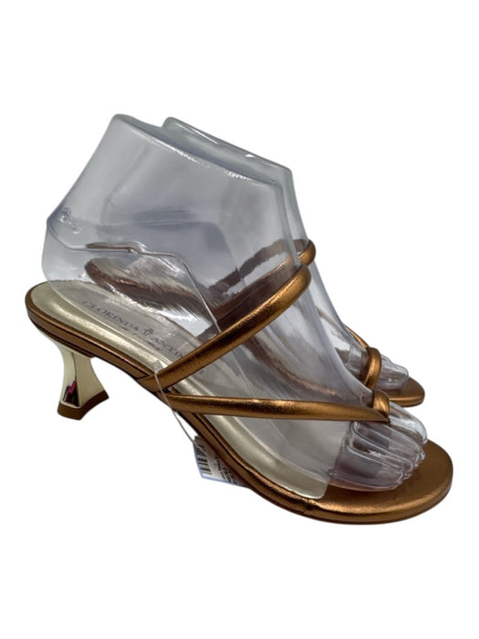 Clorinda Antinori Shoe Size 37 Bronze brown Leather Toe Strap Thong Sandals Bronze brown / 37