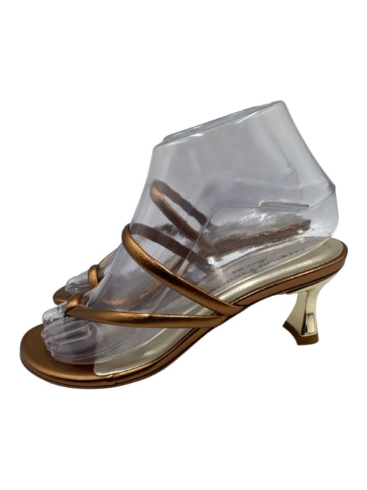 Clorinda Antinori Shoe Size 37 Bronze brown Leather Toe Strap Thong Sandals Bronze brown / 37