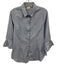 Gretchen Scott Size M Blue & White Polyester & Cotton Long Sleeve Stripe Top Blue & White / M