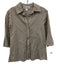 Sara Campbell Size S Brown & White Cotton Long Sleeve Stripe Trumpet Hem Top Brown & White / S