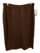 St. John Collection Size 12 Brown Elastic Waist Skirt Brown / 12