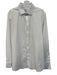 Mizzen + Main Size L White Polyester Solid Button Down Men's Long Sleeve Shirt White / L