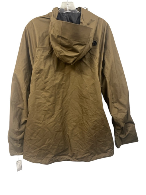 The North Face Size M Olive Green Polyester Solid Zipper Men's Jacket Olive Green / M