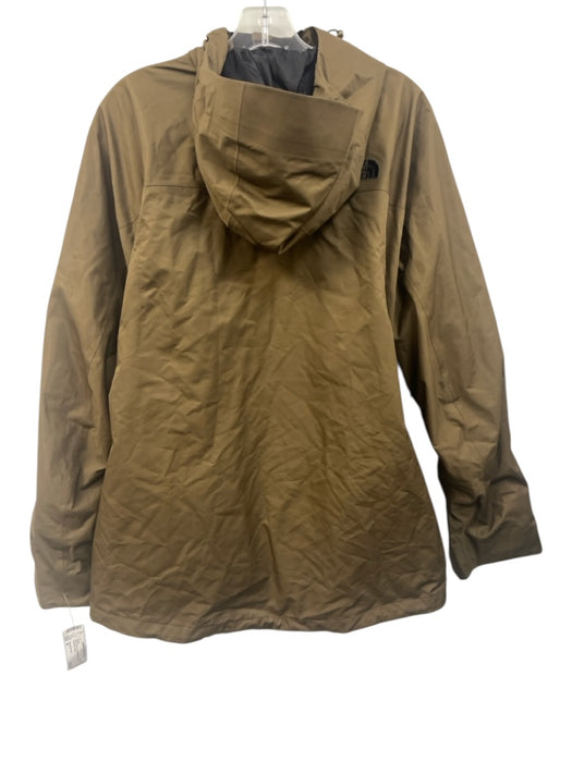 The North Face Size M Olive Green Polyester Solid Zipper Men's Jacket Olive Green / M