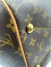 Louis Vuitton Brown & Beige Leather Monogram Top Handle Bag Brown & Beige / M
