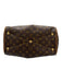 Louis Vuitton Brown & Beige Leather Monogram Top Handle Bag Brown & Beige / M