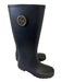 Tory Burch Shoe Size 7M Black Rubber Rain Boots Logo Textile Lining Boots Black / 7M