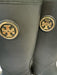 Tory Burch Shoe Size 7M Black Rubber Rain Boots Logo Textile Lining Boots Black / 7M