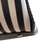 Henri Bendel Black & White No Fabric Tag Coated Leather Stripe Zip Close Bag Black & White / L