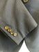 Brunello Cucinelli Like New Blue Wool Blend Solid notched 3 Button Rolled Blazer Blue / 54
