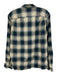 RRL Size S Green & Blue Cotton Blend Plaid Flannel Button up Long Sleeve Shirt Green & Blue / S