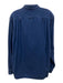 Monitaly Size L Blue Cotton Herringbone Front Pocket Men's Long Sleeve Shirt Blue / L