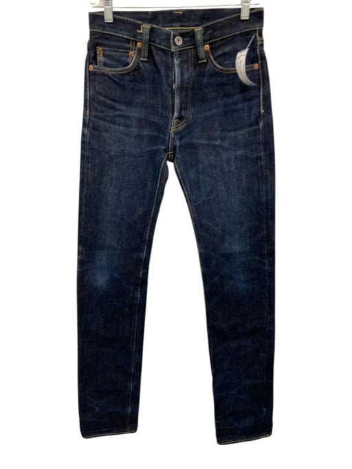 Rivet & Hide Size 29 Dark Wash Cotton Solid Selvedge Jean Men's Pants Dark Wash / 29