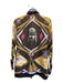 Fendace NWT Size 38 brown, gold, multi Silk zucca monogram fan print Shirt brown, gold, multi / 38