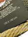 Gucci Black & Gold Viscose Wool Blend Jacquard Guccissima Fringe Trim scarf Black & Gold