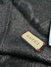 Gucci Black & Silver Viscose Blend Jacquard Guccissima Fringe Trim Shawl scarf Black & Silver