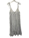 Rails Size M White multi Cotton Blend V Neck Striped tie shoulder straps Dress White multi / M