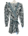 By Anthropologie Size S Blue Multi Cotton Printed Mini Long Sleeve Dress Blue Multi / S
