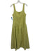 Taylor Size 6 Green Poly Blend Zip Back Sleeveless Textured Maxi Dress Green / 6