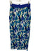 Staud Size M Blue & Multi Viscose Elastic Waist Leg Slit Printed Skirt Blue & Multi / M