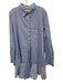 Tuckernuck Size XXL Blue Cotton Button Front Long Sleeve Heathered Dress Blue / XXL