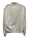 Members Only Size 44 White Synthetic Solid Athletic Zip Up Men's Jacket White / 44
