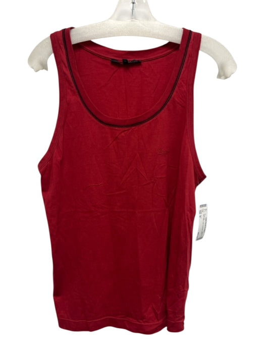 Gucci Size M Red Cotton Solid Men's Tank Top Red / M