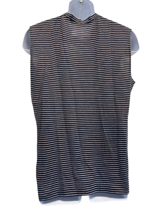 Balenciaga Size Est M Blue & White Wool Striped Men's Tank Top Blue & White / Est M