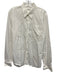Dries Van Noten Size 54 White Cotton Solid Button Up Men's Long Sleeve Shirt White / 54
