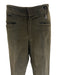 Gucci Size 48 Olive Green Cotton Cordouroy Khaki Slim Men's Pants Olive Green / 48