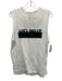 Helmut Lang Size M White & Black Cotton Blend logo Tank Top Men's Short Sleeve White & Black / M