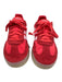 Adidas Shoe Size 7 Red & Pink Suede & Synthetic Gum sole 3 Stripe Sneakers Red & Pink / 7