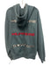 supreme AS IS Size M Blue Cotton Solid Hoodie Men's Jacket Blue / M