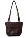 Coach Chocolate Gold Hardware Zip Close Inner Pocket shoulder straps Bag Chocolate