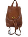 Coach Gingerbread Leather Turnlock Backpack Adjustable straps Drawstring Bag Gingerbread / S