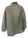Orvis Size M Olive Green Cotton Ribbed Accent Cargo Pocket Puffed Men's Jacket Olive Green / M