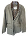 Orvis Size M Olive Green Cotton Ribbed Accent Cargo Pocket Puffed Men's Jacket Olive Green / M