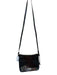 Brahmin chrome Leather Reptile Back Pocket Gold Hardware Cross Body Purse chrome