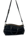 Dooney & Bourke Black Leather Top Handle Gold Hardware Inner Pockets Bag Black