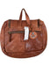 Harbour Brown Leather Anchor Toiletry Bag Hook Bag Brown