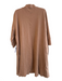SNDYS. Size S/M Tan Viscose, Nylon & Polyester Open Front Drop Shoulder Jacket Tan / S/M