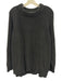 Jenni Kayne Size XXL Black Cotton Long Sleeve Fisherman Sweater Black / XXL