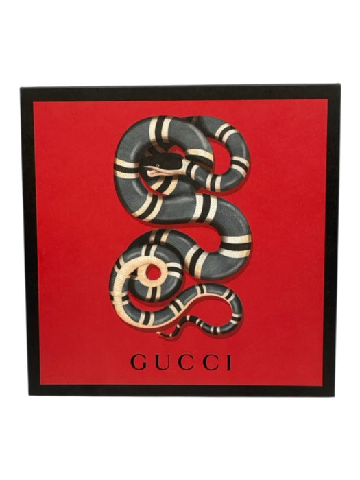 Gucci tan, black, multi Silk Gucci Ghost Print Rolled Edges Square scarf tan, black, multi