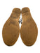 Valentino Shoe Size 37 Cognac Brown Leather Jute D'Orsay Rockstud Flats Cognac Brown / 37