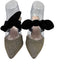 Loeffler Randall Shoe Size 6.5 Silver, Gold, Black fabric upper Bow Pumps Silver, Gold, Black / 6.5