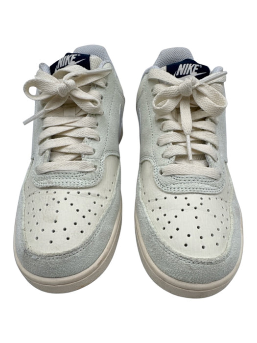 Nike Shoe Size 7 pastel green, blue, cream Leather Upper Low Top Sneakers pastel green, blue, cream / 7