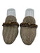 Kurt Geiger Shoe Size 40 Bronze & Beige fabric upper Synthetic Chain Loafers Bronze & Beige / 40