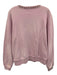 Mother Size L Lilac Purple Cotton Logo Studded Crewneck Sweatshirt Lilac Purple / L