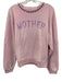 Mother Size L Lilac Purple Cotton Logo Studded Crewneck Sweatshirt Lilac Purple / L